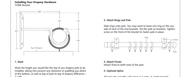 Porto Wrought Iron Pole Sets